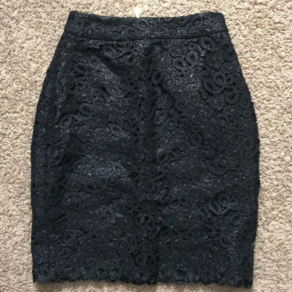 Kate Spade New York Jude Black Pencil Skirt